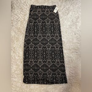 Women’s Long Printed Maxi Skirt